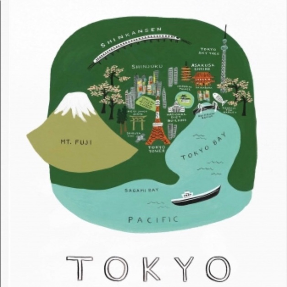 Rifle Paper Co Tokyo spring 8X10